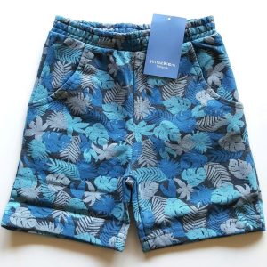 klitzeklein Sweat Short Bermuda Bleu Gris Poches 92