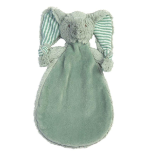 HAPPY HORSE – Doudou plat éléphant vert