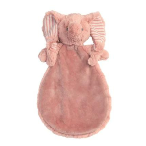 HAPPY HORSE – Doudou plat éléphant rose