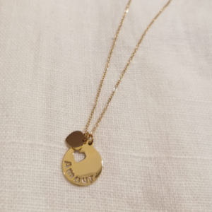 Milë&Mila – Collier amour doré