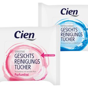 Cien Lingettes nettoyantes visage