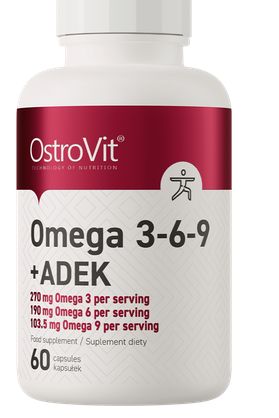 OstroVit Omega 3-6-9 + ADEK 60 capsules