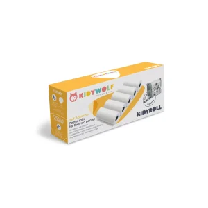 Kidywolf – Rouleaux de papier thermique autocollant