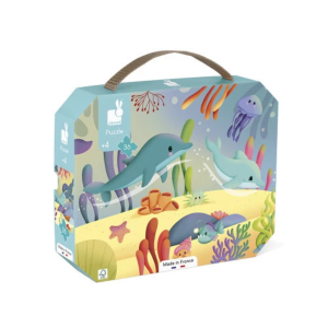 Janod – Puzzle frise les animaux marins 36 pièces