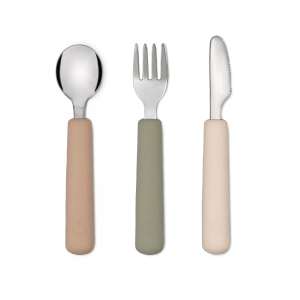 Soina – Set de 3 couverts Taupe