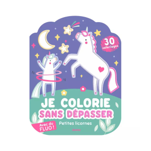 Auzou – Coloriages fluo « Petites licornes »