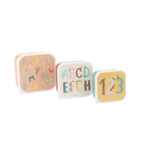 Tutete – Lot de 3 boîtes à gouter Chiffres