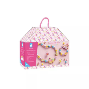 Janod – 4 Bijoux en bois à créer Rainbow land