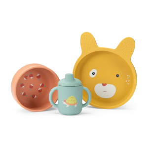 Moulin roty – Set de vaisselle « Trois petits lapins »