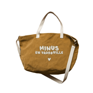 Zakuw – Sac XL velours « Minus en vadrouille »