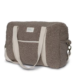 Babyshower – Sac à langer boucle taupe