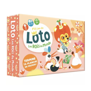 Auzou – Petit jeu de loto « les rois du monde »