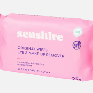 Lingettes nettoyantes sensibles Alvira 25 pièces