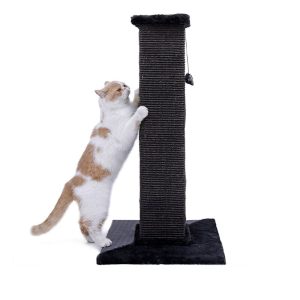 Arbre à chat en rotin noir