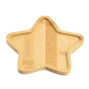 Assiette Bambou en Forme d’Étoile