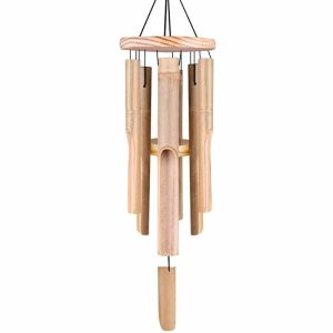 Carillon Bambou à Vent avec Six Tubes