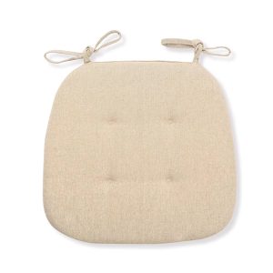 Coussin Chaise Rotin Beige en Coton
