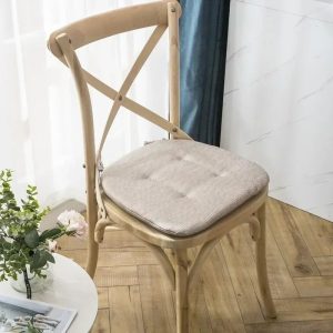 Coussin Chaise Rotin de Style Nordique