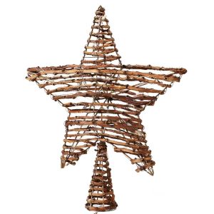 Étoile Sapin de Noël en Bois