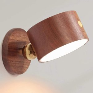 Lampe de Chevet Bois Murale de Style Moderne