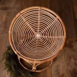Fauteuil pour bébé en rotin et bambou