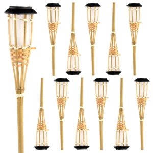 Pack de 12 lampes solaires couleur naturelle