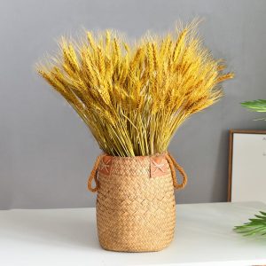 Panier de décoration en fibre naturelle