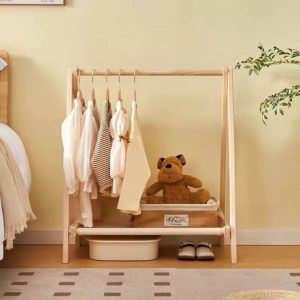 Portant Bois Pliable et Moderne