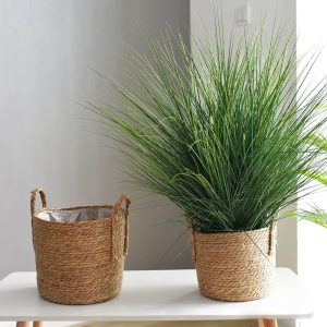 Pot de Fleur en Rotin Artisanal