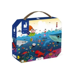 Janod – Puzzle le monde sous marin 100 pièces