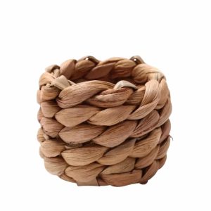 Rond de Serviette Tressé en Rotin