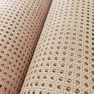 Rouleau de toile maillage rond en rotin blanchi