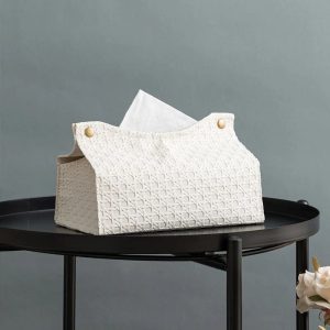 Sac Rotin de Style Moderne en Simili Cuir