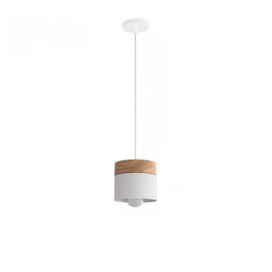 Suspension Bois LED et Moderne avec Aluminium