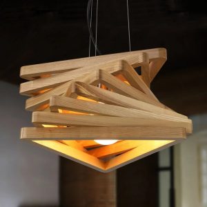 Suspension Bois Moderne au Design Innovant