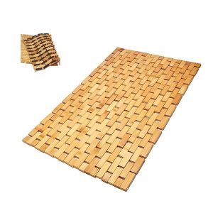 Tapis Bambou Naturel et Antidérapant