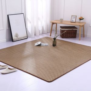 Tapis de jeu japonais tatami en rotin épais