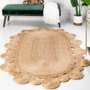 Tapis Osier Ovale et Original