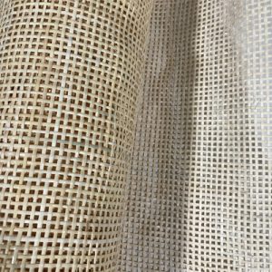 Tapis rectangulaire en rotin tissé à la main